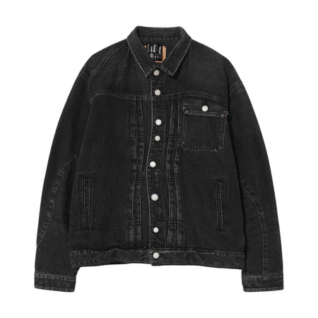 [UNDERCOVER]加工DENIM JACKET/BLACK(UC1F4204-1)