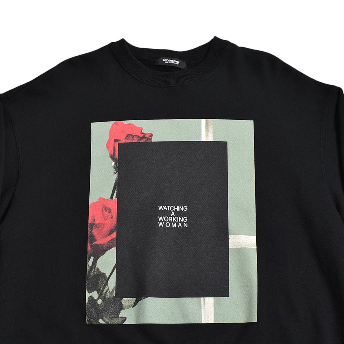 [UNDERCOVER]BIGSWEAT W.A.W.W FLOWER/BLACK(UC2D1894-1)