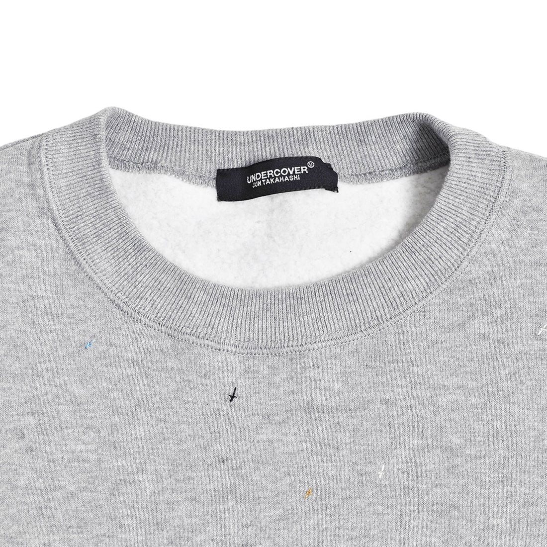 [UNDERCOVER]クロス刺繍 プルオーバー/GRAY(UC2D4802-4)