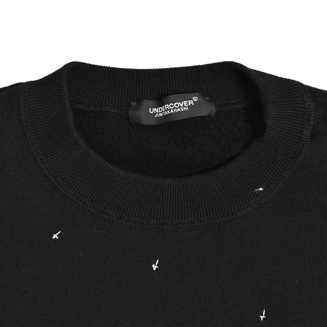 [UNDERCOVER]クロス刺繍 プルオーバー/BLACK(UC2D4802-5)