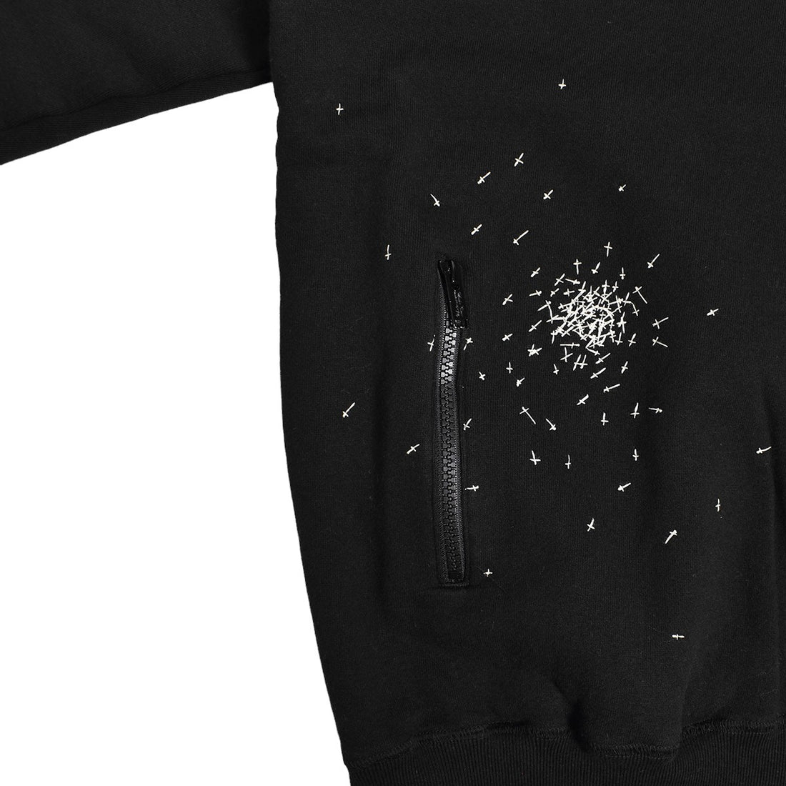 [UNDERCOVER]クロス刺繍 プルオーバー/BLACK(UC2D4802-5)