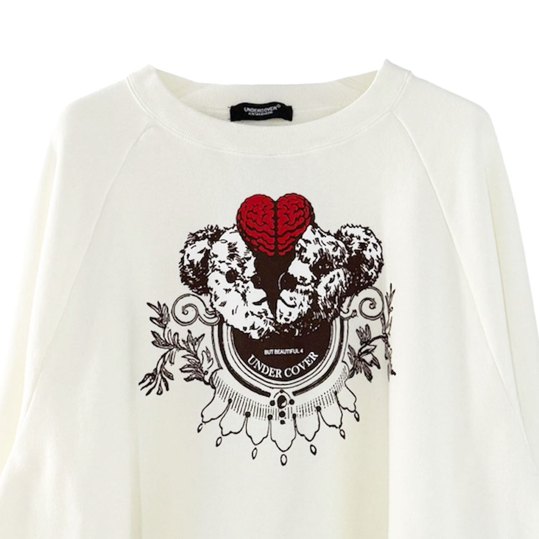 [UNDERCOVER WOMENS]FRSHORTSWEAT BRAIN BEAR/IVORY(UC2E1894-1)