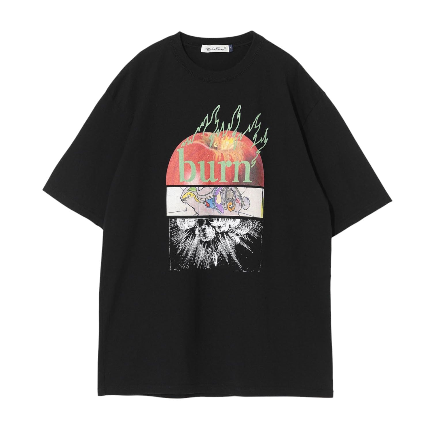 UNDERCOVER]TEE burn/BLACK(UC2E3801) – R&Co.