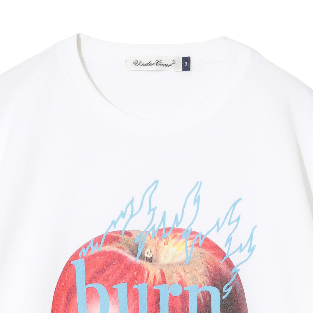 [UNDERCOVER]TEE burn/WHITE(UC2E3801)