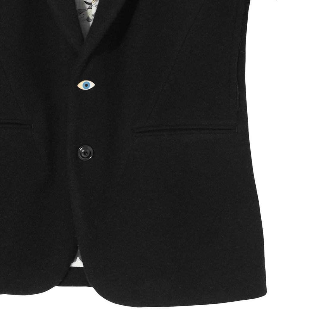 [UNDERCOVER]1縮絨ウールタチキチカサネハギJKT/BLACK(UC2E4101-4)