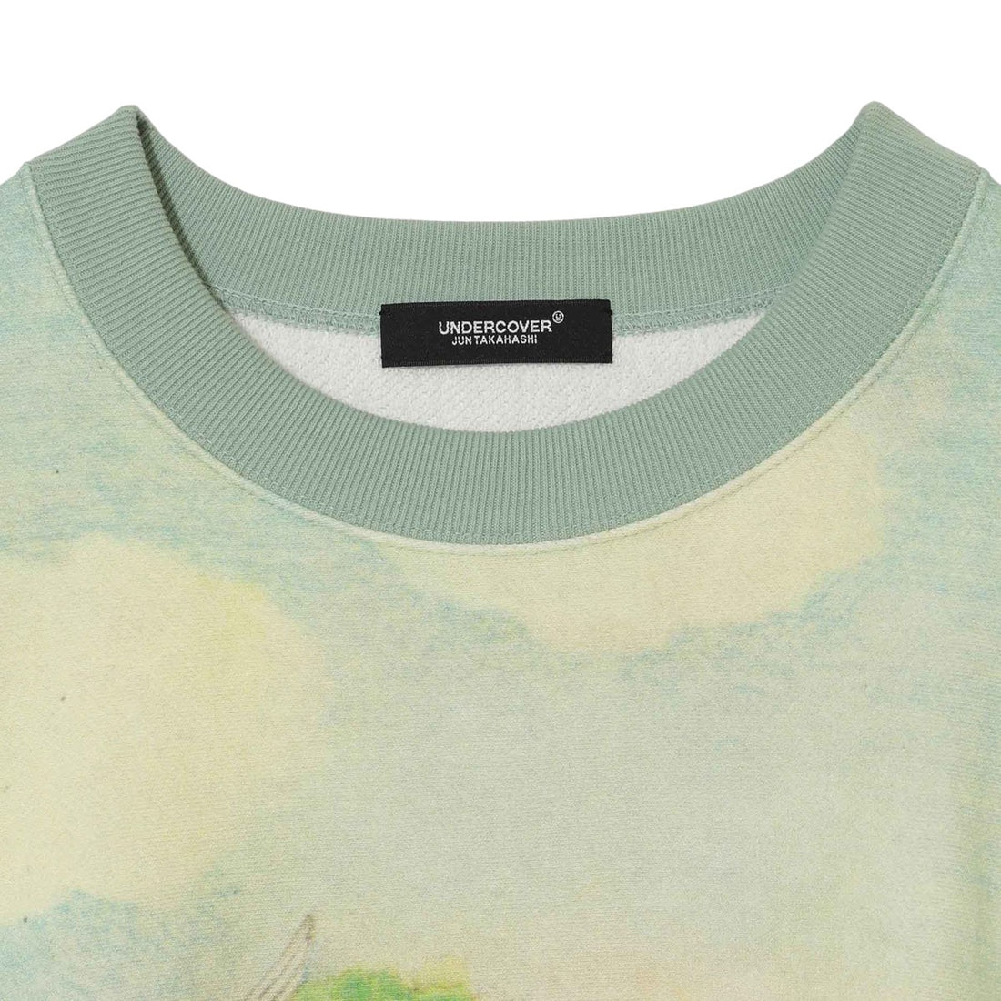 [UNDERCOVER]脇リブSWEAT 総柄_So Far/PEPPERMINT(UC2E4815-7)