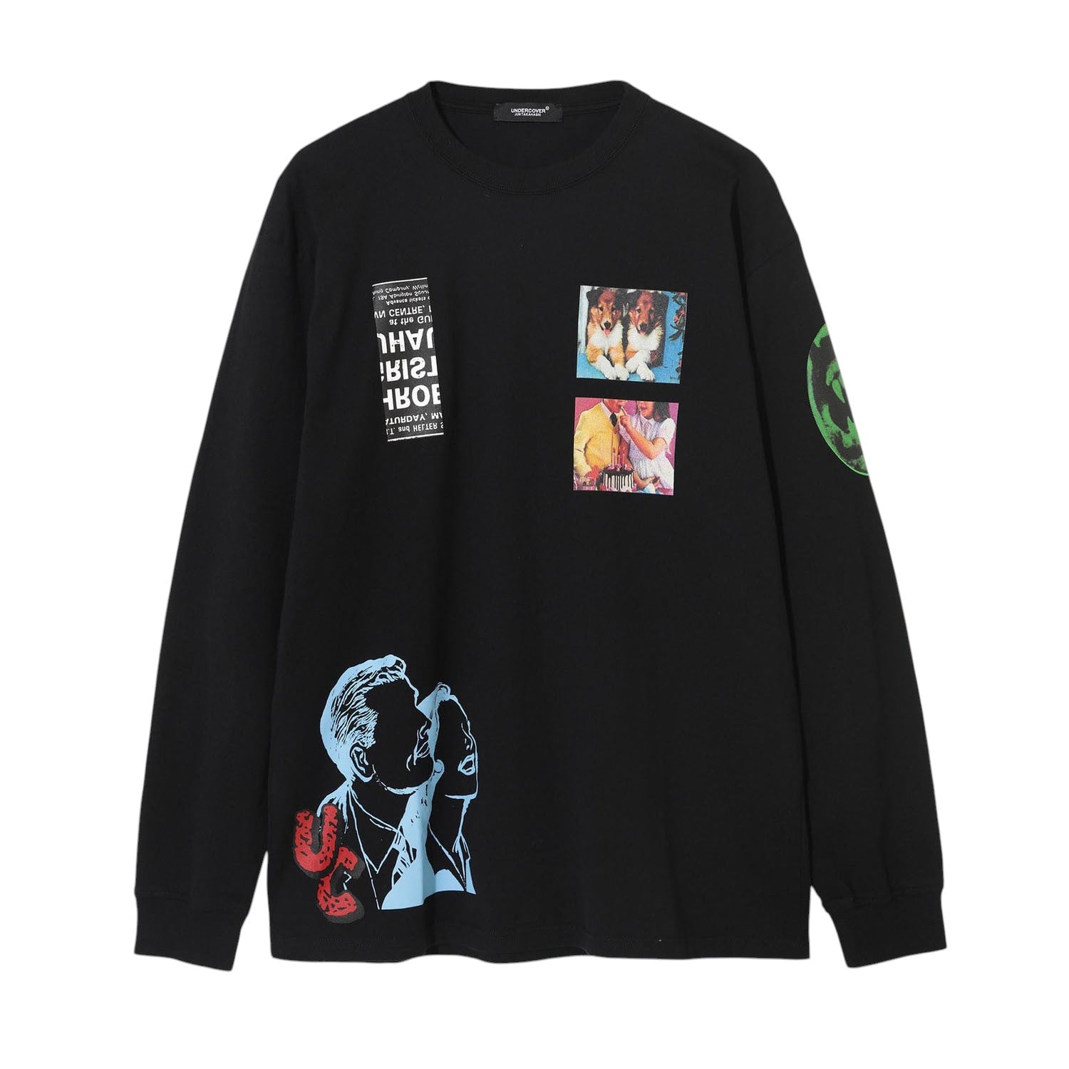 トップス john undercover archive y2k l/s tee UNDERCOVER]LSTEE UC COLLAGE/BLACK(UC2E4891-2) – R&Co.