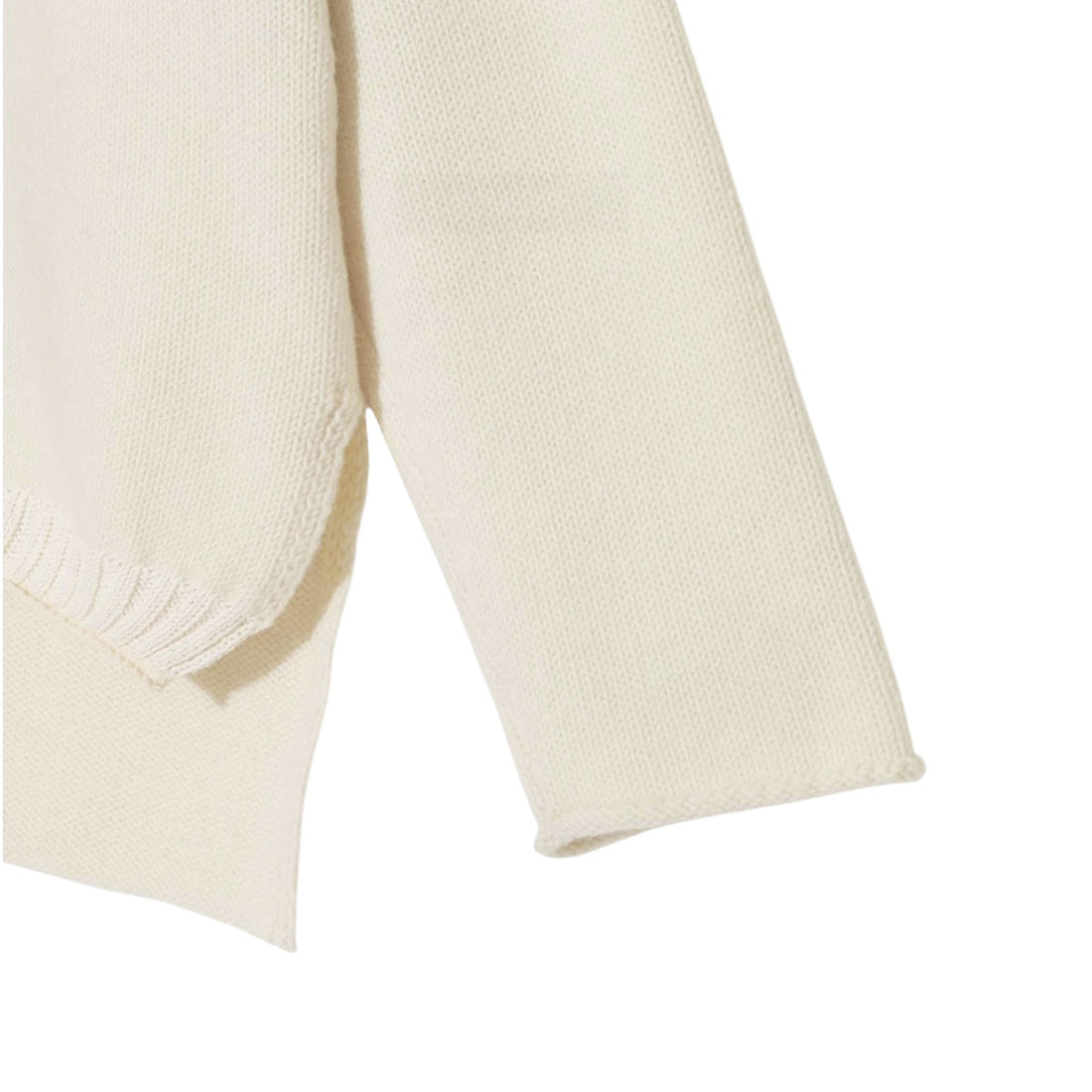 [UNDERCOVER]フロントプリントハイネックオーバーサイズニット/OFF WHITE(UC2E4905)