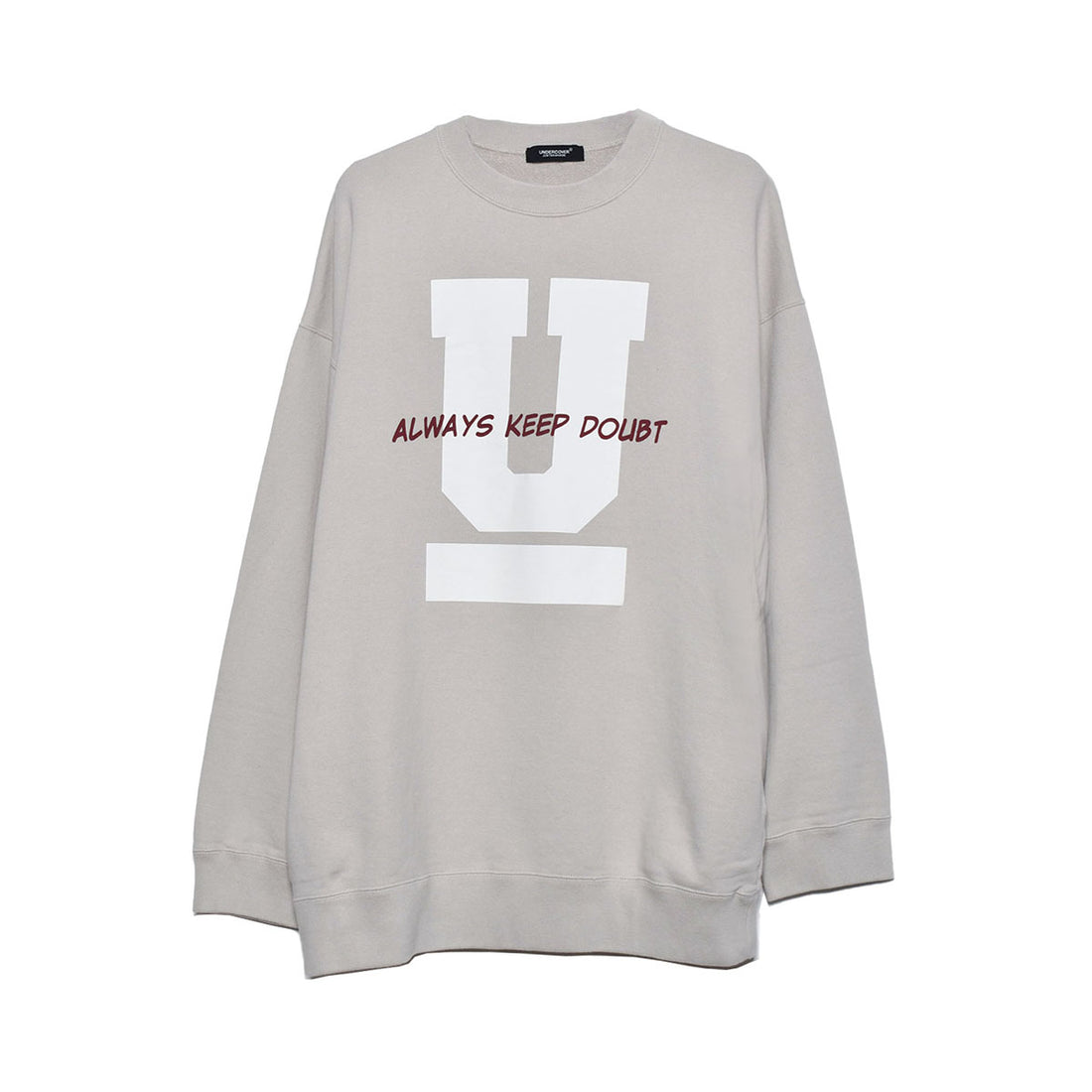 [UNDERCOVER]BIGSWEAT U ALWAYS KEEP DOUBT(UC2F4894)