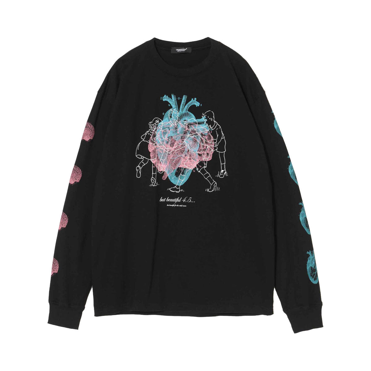 UNDERCOVER]LSTEE BRAIN/HEART/BLACK(UC1F4892-1) – R&Co.