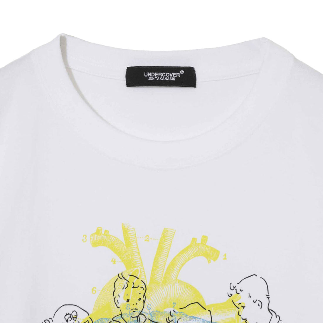 [UNDERCOVER]LSTEE BRAIN/HEART/WHITE(UC1F4892-1)