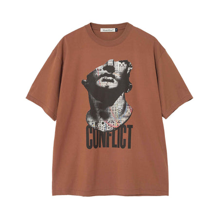 [UNDERCOVER]TEE CONFLICT/GRAY BROWN(UC1F3806)