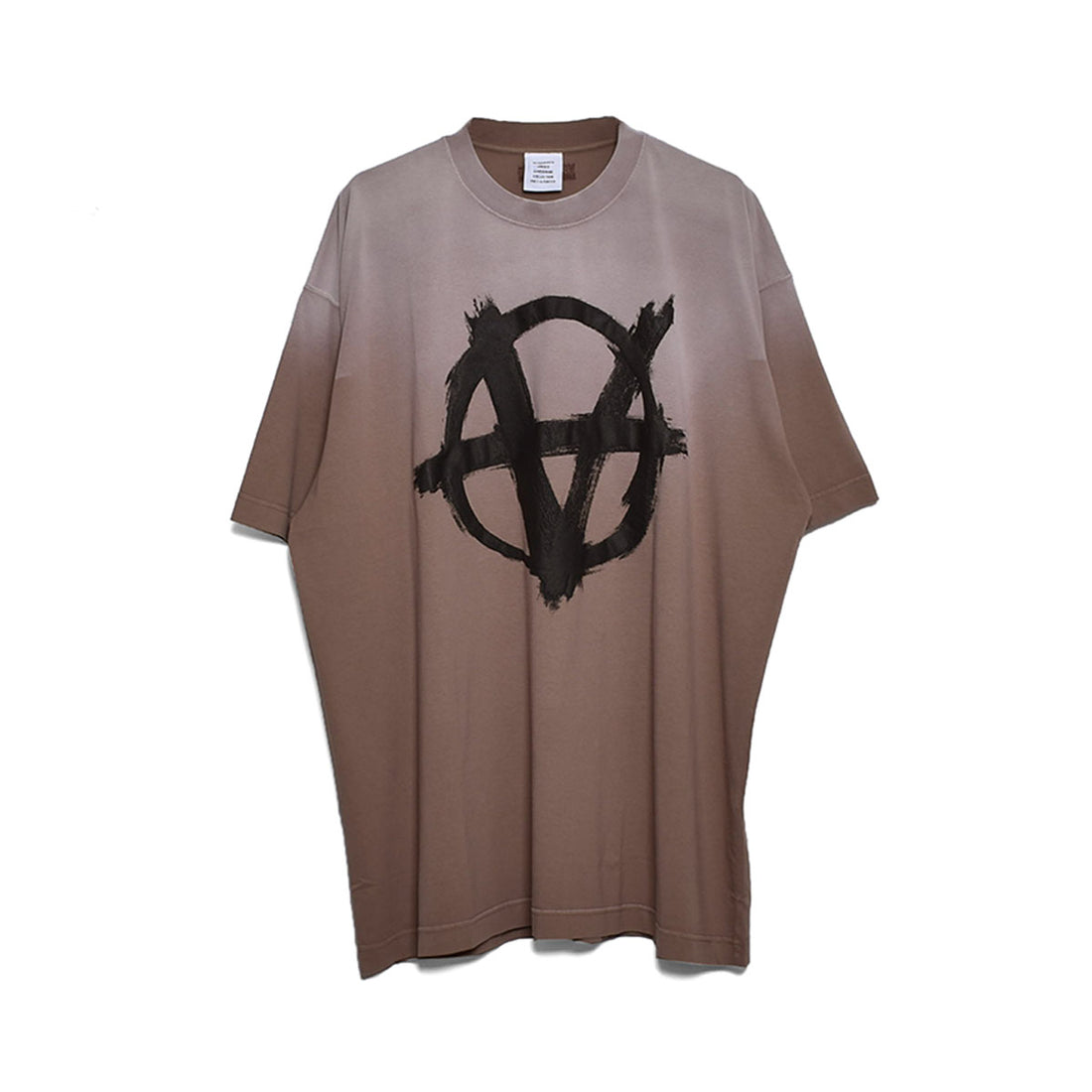 [VETEMENTS]REVERSE ANARCHY T-SHIRT/EARTH(UE54TR190)