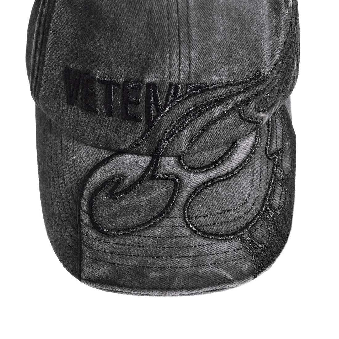 VETEMENTS]FLAME LOGO CAP/BLACK(UE64CA110) – R&Co
