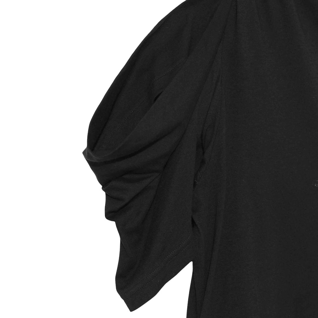 [UNDERCOVER]WOMENS ガーゼ天竺オープンドレープ/BLACK(UC1F8804-1)