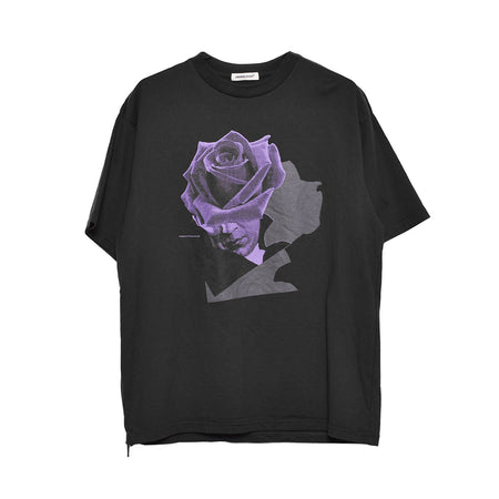 [UNDERCOVER]脇ZIPTEE ROSE COLLAGE/BLACK(UP1D4805)