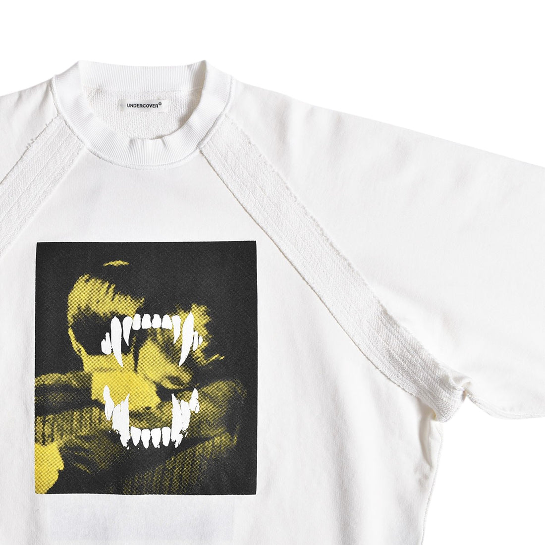 [UNDERCOVER]リバーシブルラグランスウェット/WHITE(UP1E4807-1)