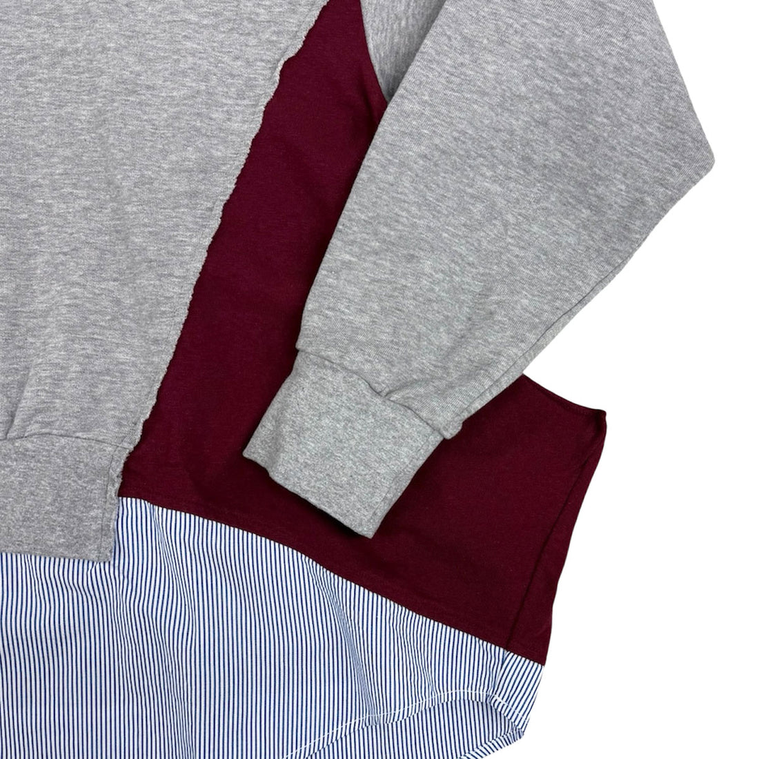 [UNDERCOVER WOMENS]裾STブロードレイヤースウェット/GRAY(UP2E1803-2)