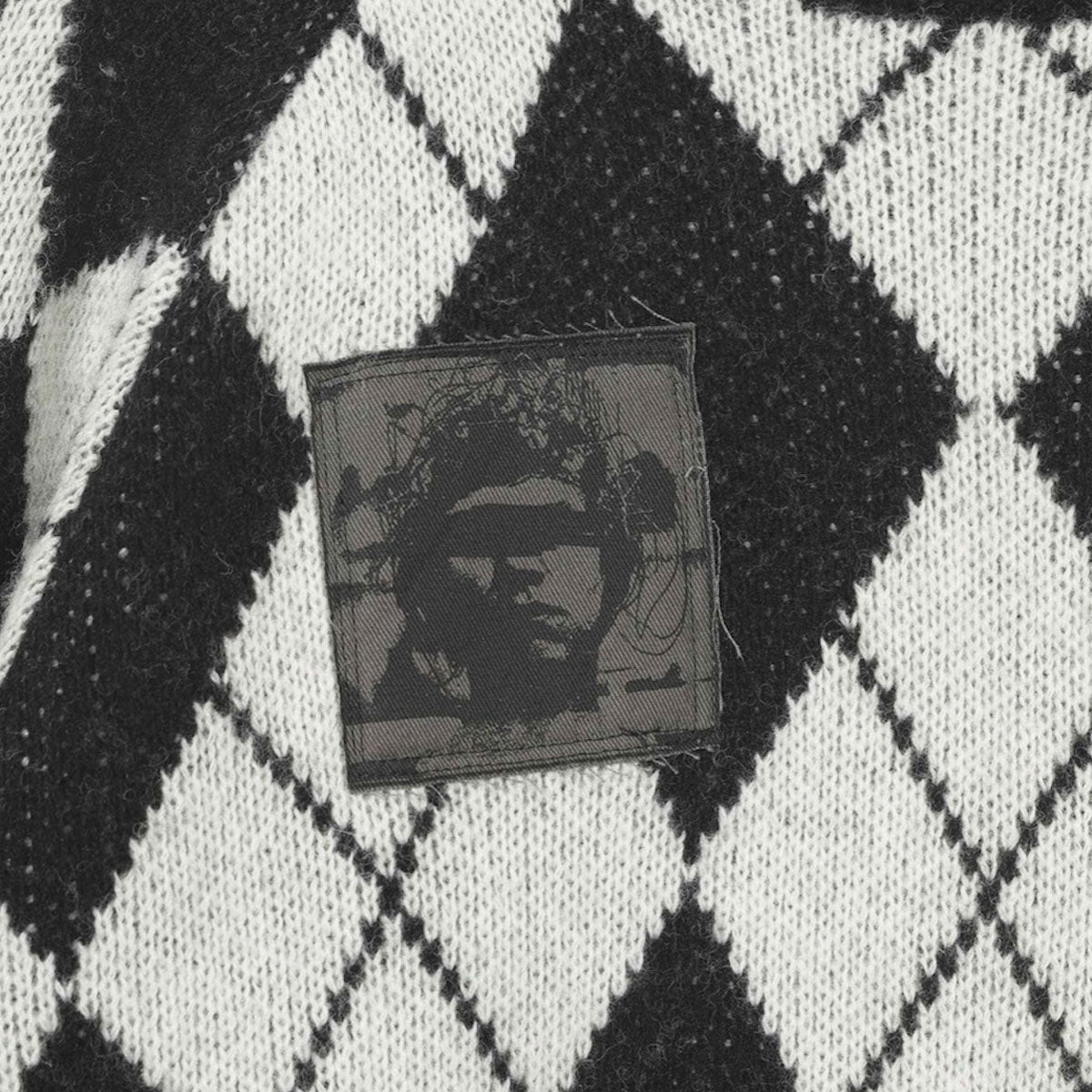 UNDERCOVER]パッチ付きアーガイルクルーニット/BLACK(UP2E4902) – R&Co.