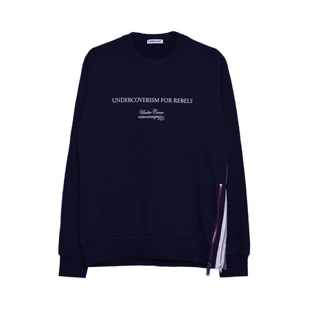 [UNDERCOVER]度詰ウラケ裏起毛3連Zipスウェット UC FOR REBELS(UP2F4802)