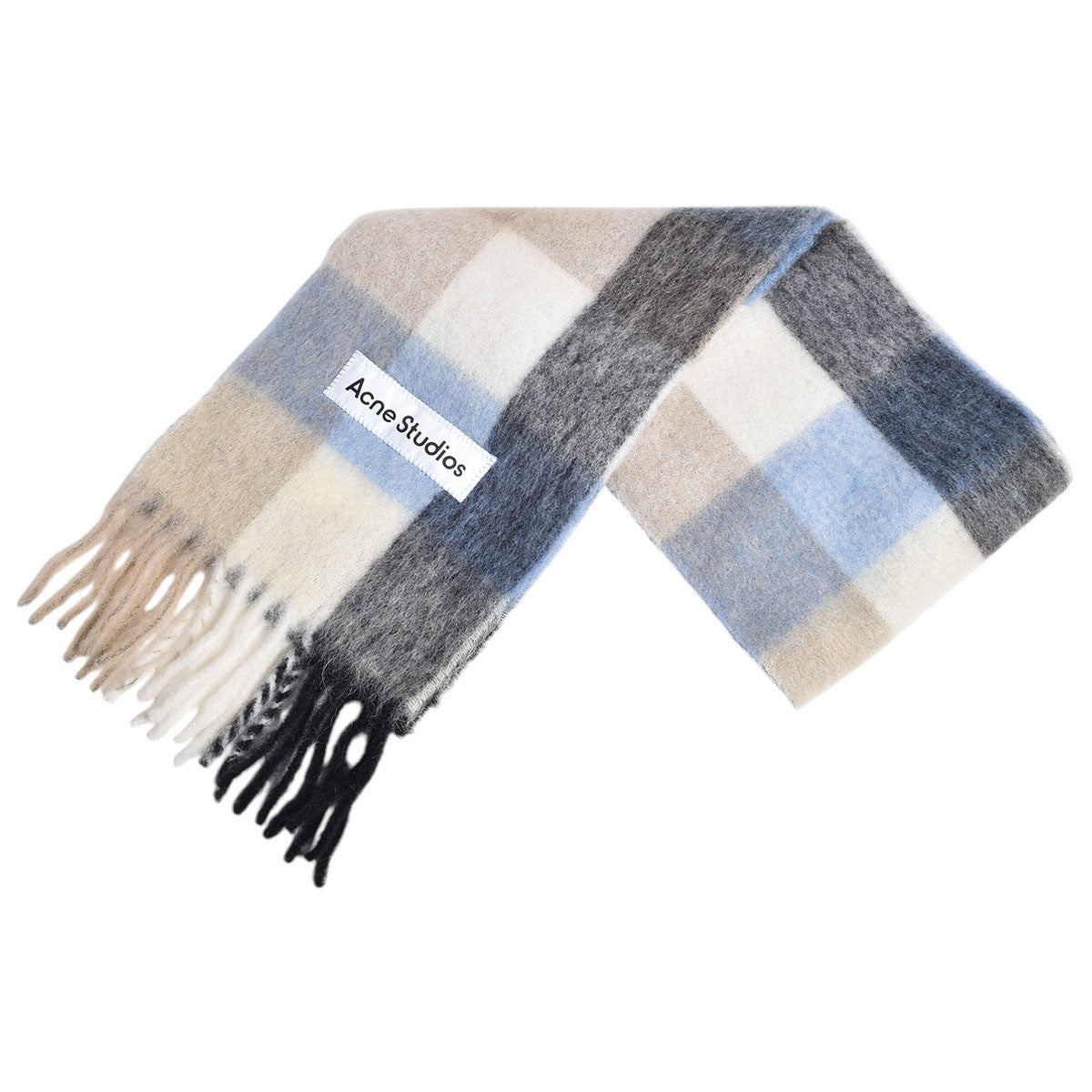 ACNE STUDIOS]SCARF/BLUE/BEIGE/BLACK(UX-SCAR000115) – R&Co.