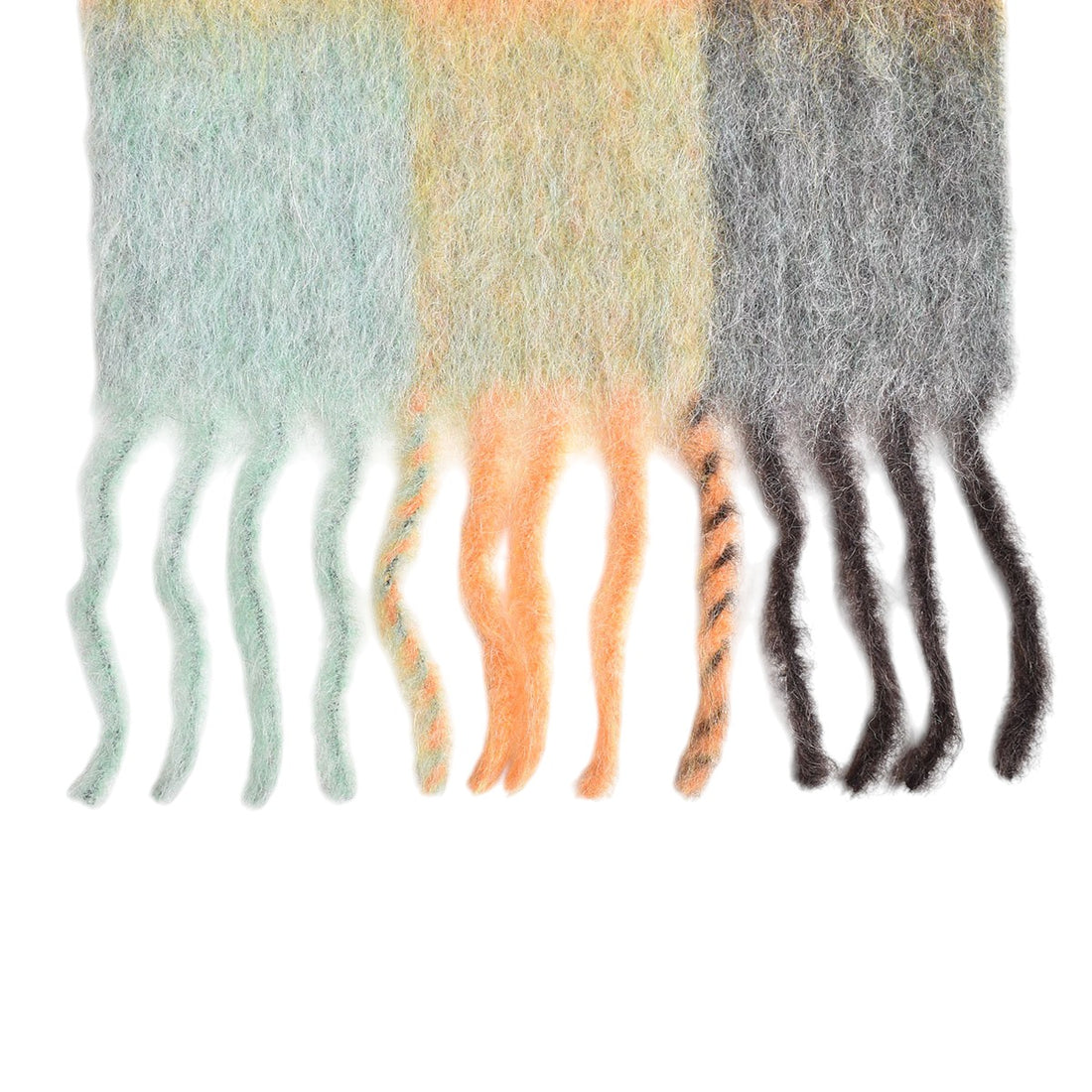 [ACNE STUDIOS]SCARF/BROWN/YELLOW/GREEN(UX-SCAR000115)