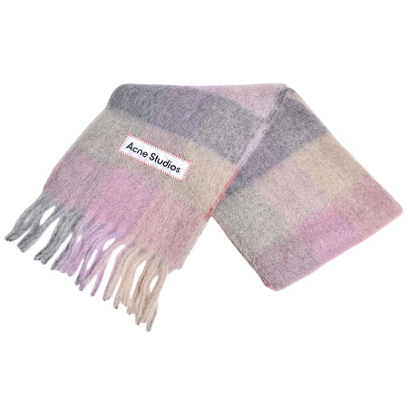 [ACNE STUDIOS]SCARF/FUCHSIA/LILAC/PINK(UX-SCAR000115)