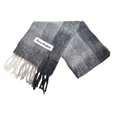 [ACNE STUDIOS]SCARF/GREEN/GRAY/BLACK(UX-SCAR000115)