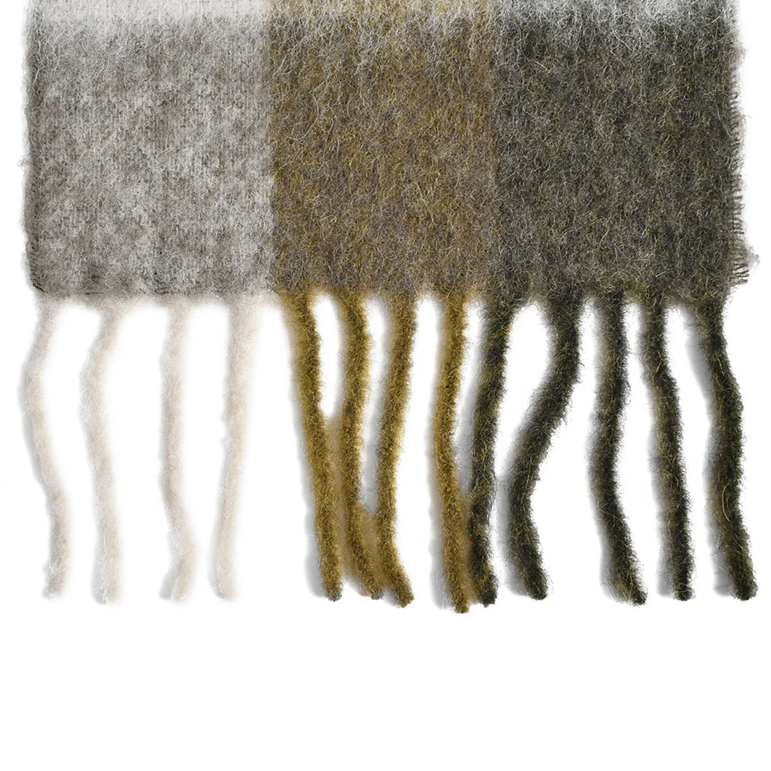 [ACNE STUDIOS]SCARF/TAUPE/GREEN/BLACK(UX-SCAR000115)