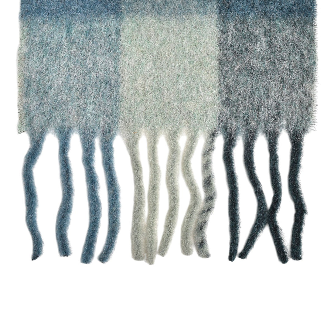 [ACNE STUDIOS]SCARF/TEAL/GRAY/GREEN(UX-SCAR000115)