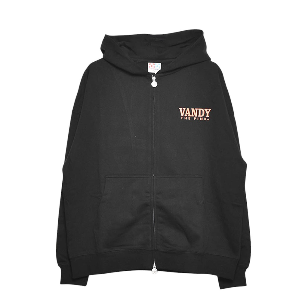 VANDY THE PINK]HERITAGE LOGO ZIP UP/BLACK(VD3029-100) – R&Co
