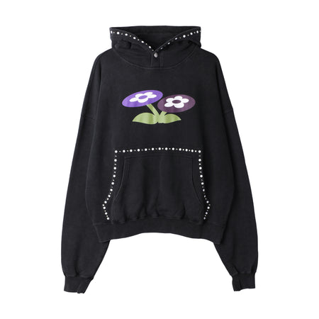 [VANDY THE PINK] TWO FLOWER BUCKLE HOODIE (VD3056-100)