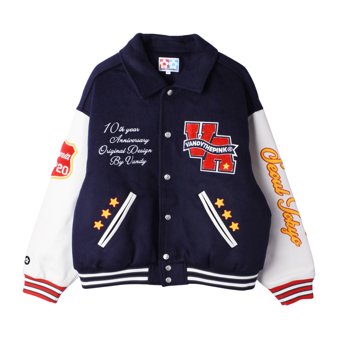 [VANDY THE PINK] VARSITY JACKET 10 YEAR ANNIVERSARY (VD5062-103)