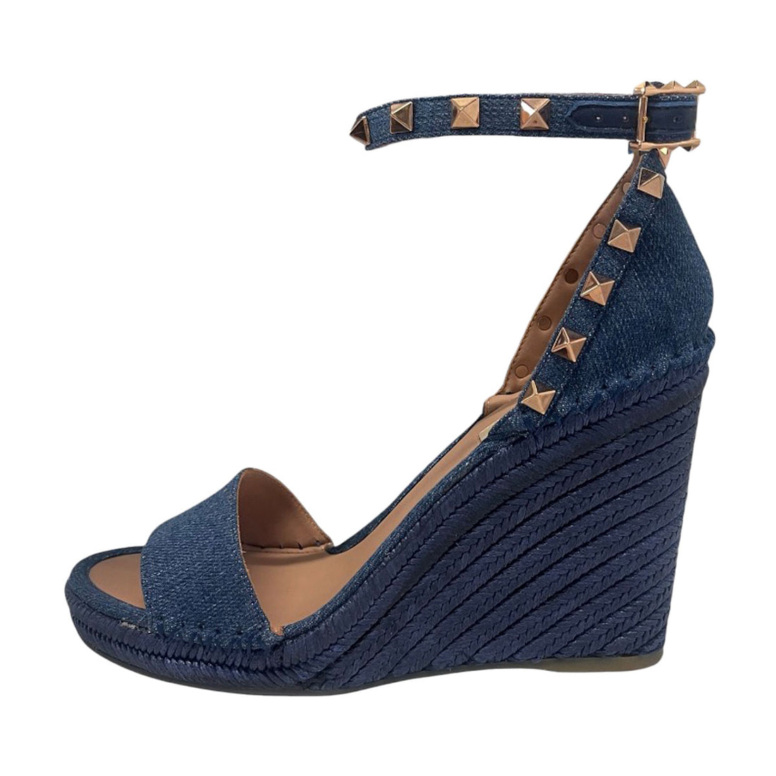 [VALENTINO GARAVANI]Rockstud Wedge Espadrille(4W2S0090LAS)