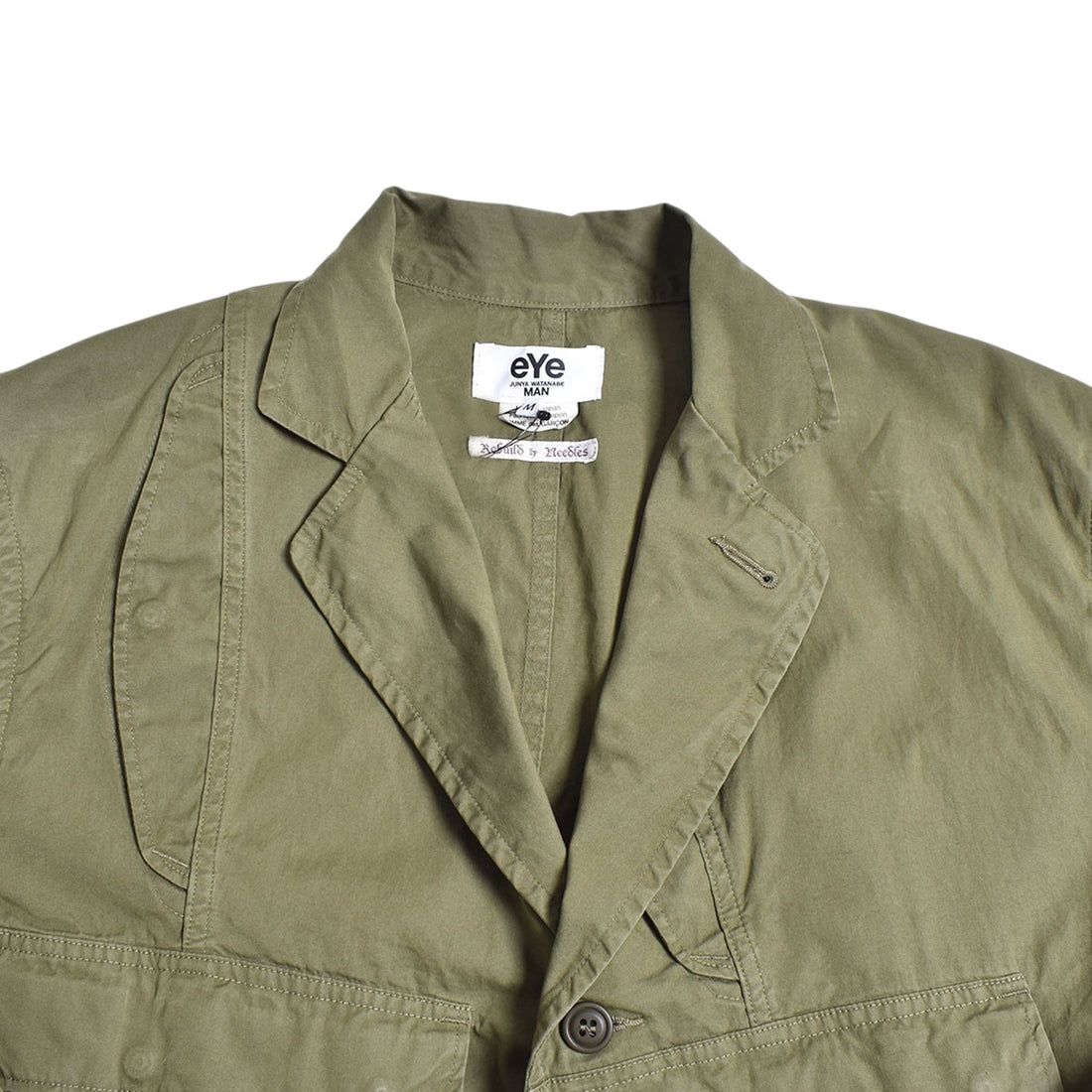 [eye JUNYA WATANABE MAN]Needles Wネーム ミリタリーコート/KHAKI(WP-C901-100)