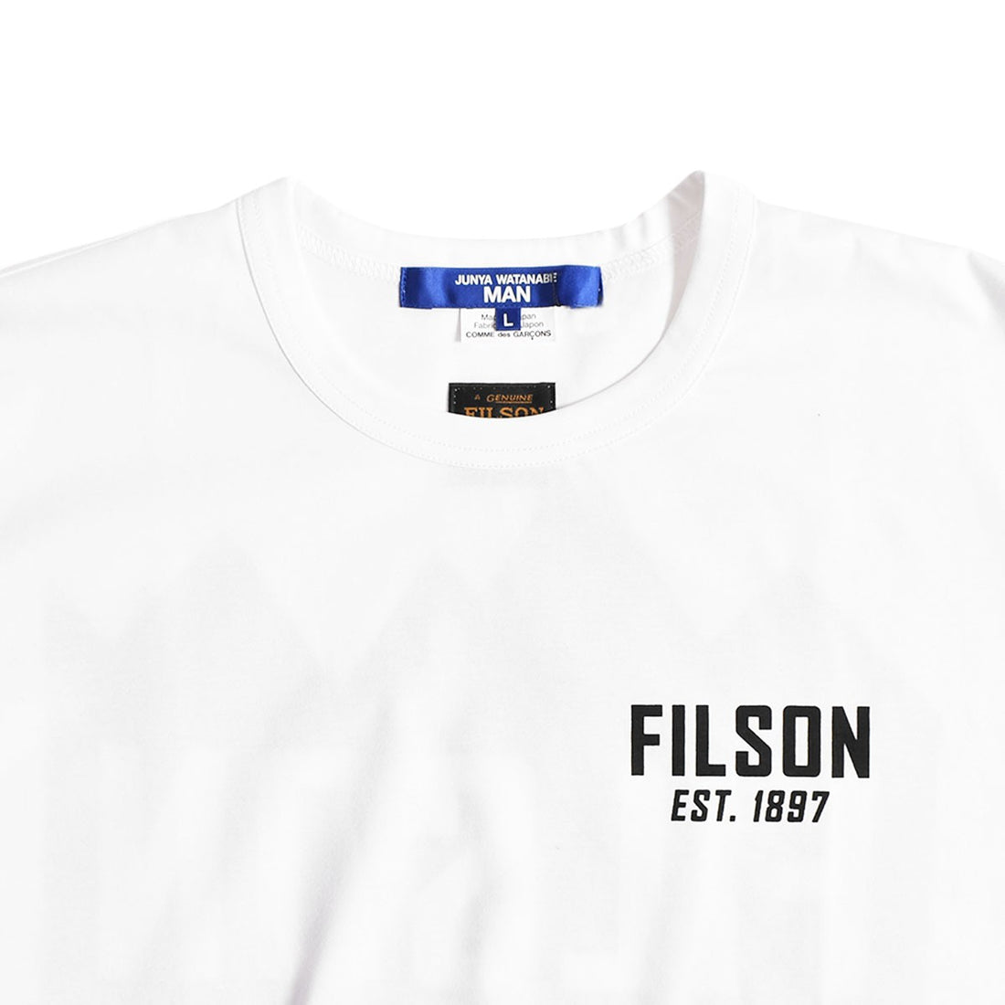 [JUNYA WATANABE MAN]TEE/WHITE(WP-T002-051)