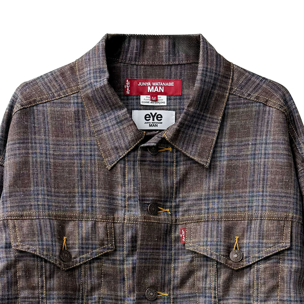 eye JUNYA WATANABE MAN]Levi's CHECK SHIRT/BROWN(WQ-J919-100) – R&Co.
