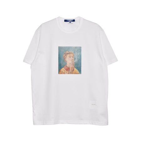 [JUNYA WATANABE MAN]TEE/WHITE(WQ-T002-051)
