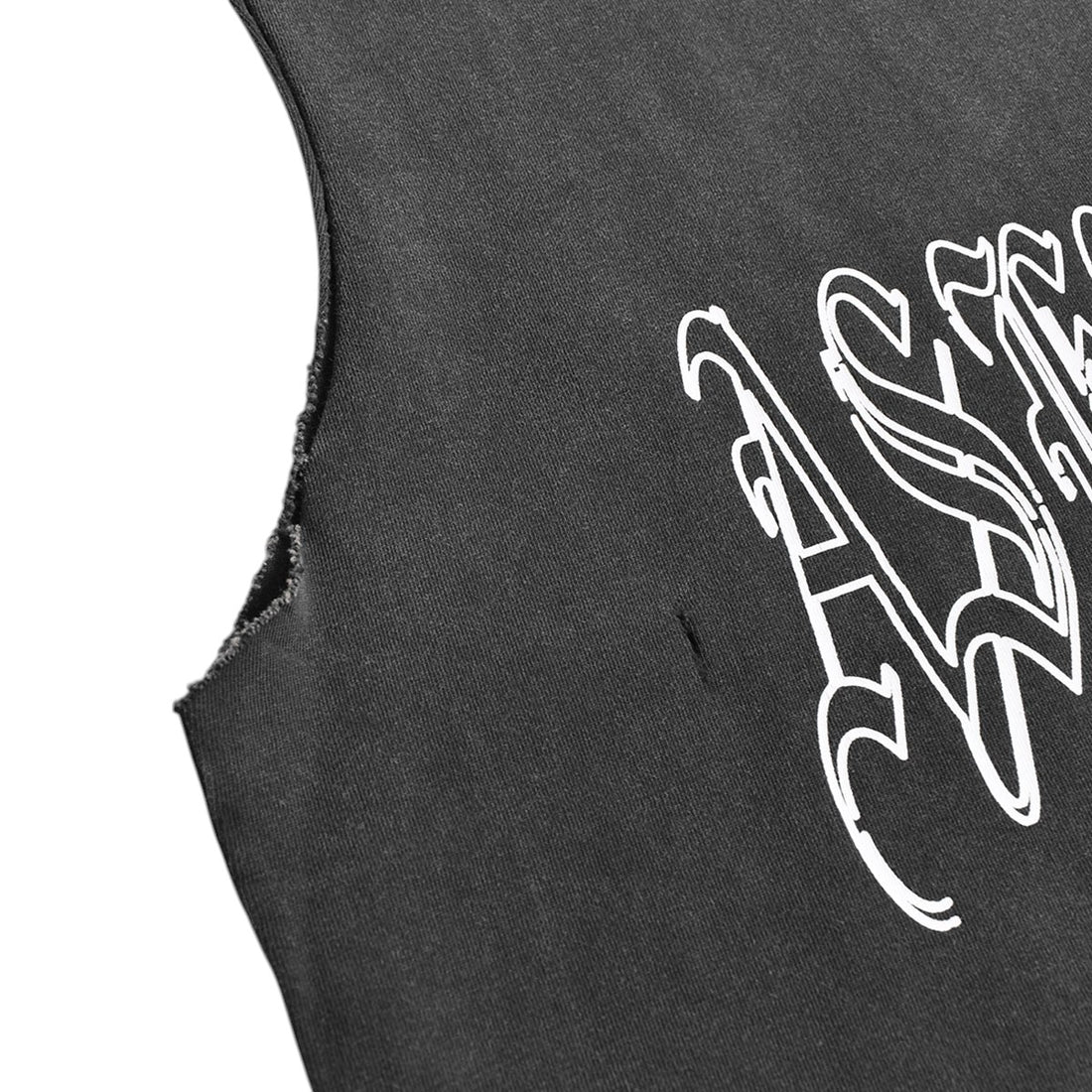 [ASKYURSELF] GOTH LOGO TANK/BLACK(V17010106-033)