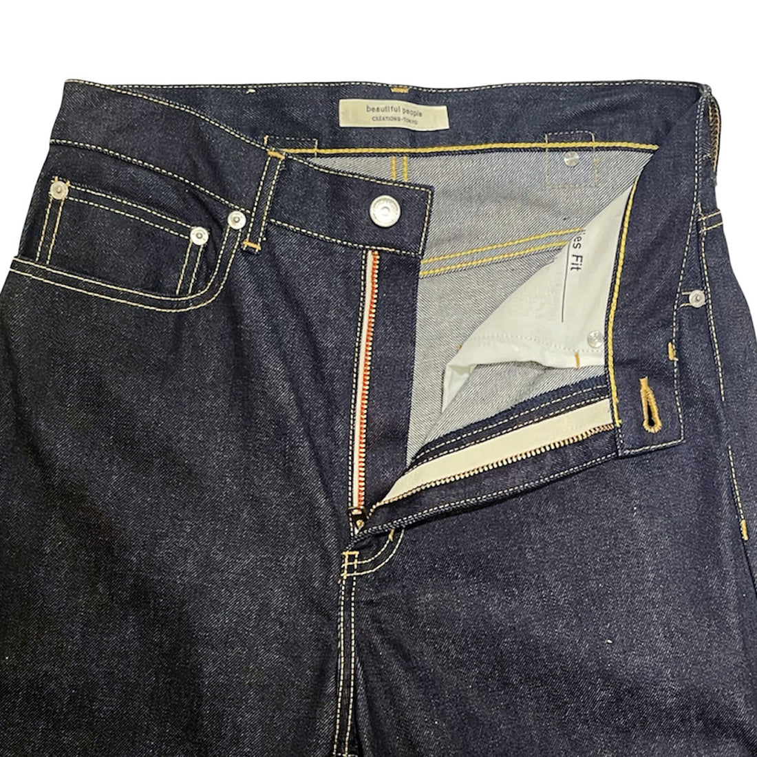 [beautiful people]selvage denim oldies fit(100105019)