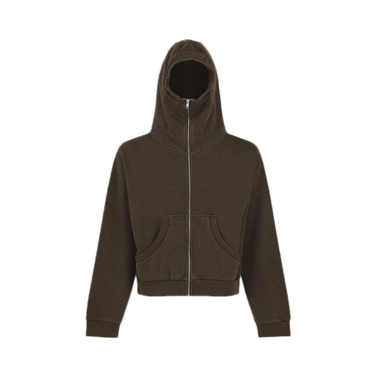 FULL ZIP HOODIE / BRUNETTE XL