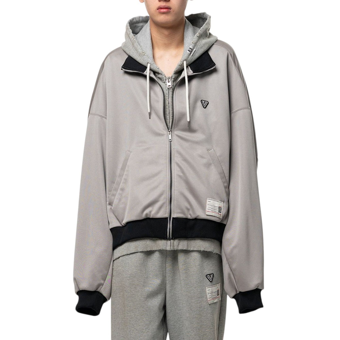 [MAISON MIHARA YASUHIRO]TRACK JACKET LAYERED(A17PK581)