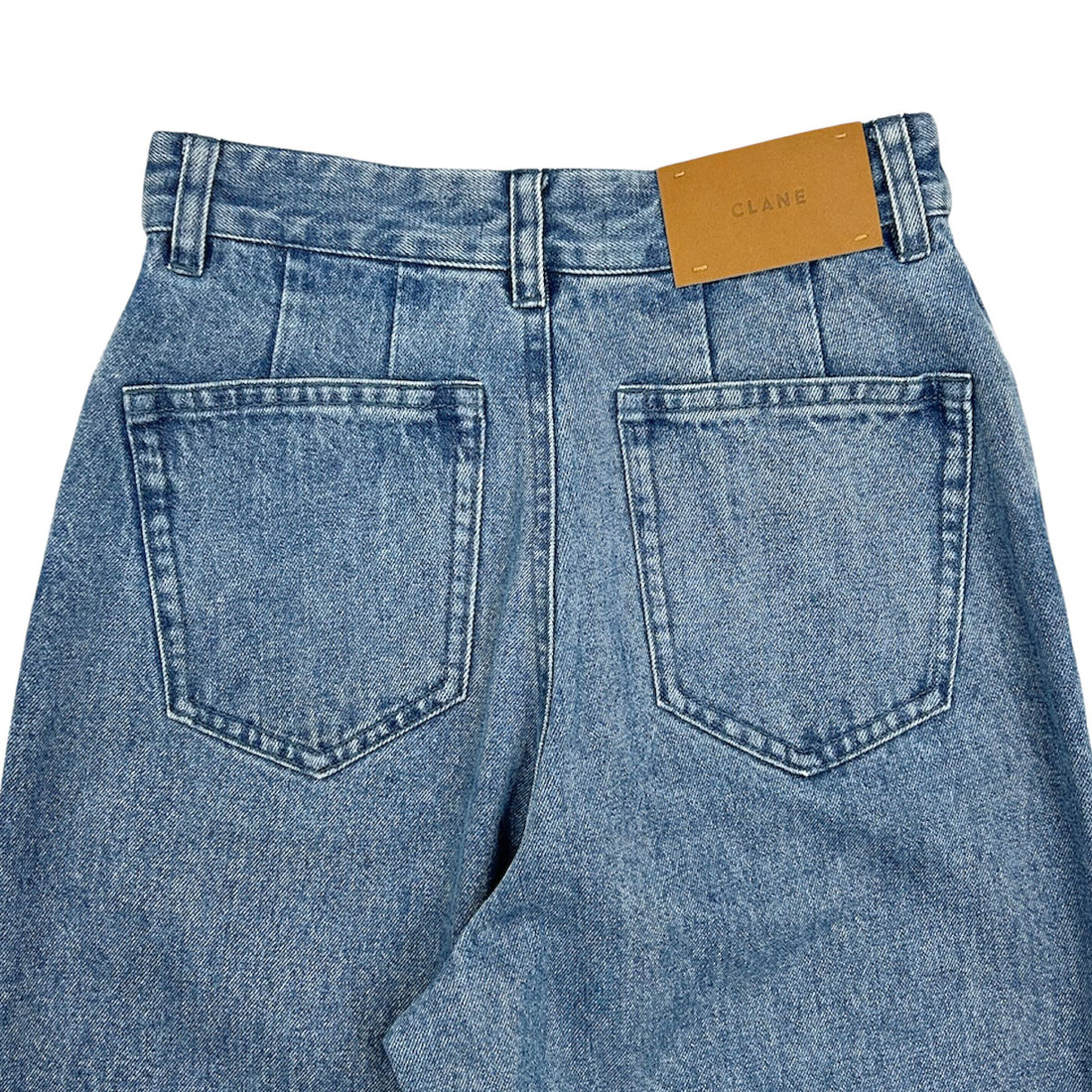 [CLANE]FLOWER EMBROIDERY PANTS/INDIGO(18110-7112)