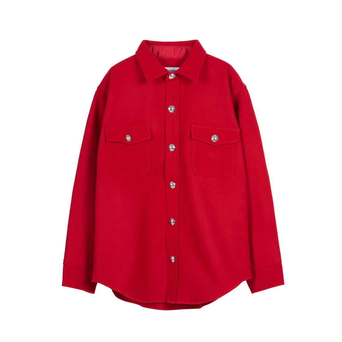 [MASSES]MELTON CPO JKT/RED