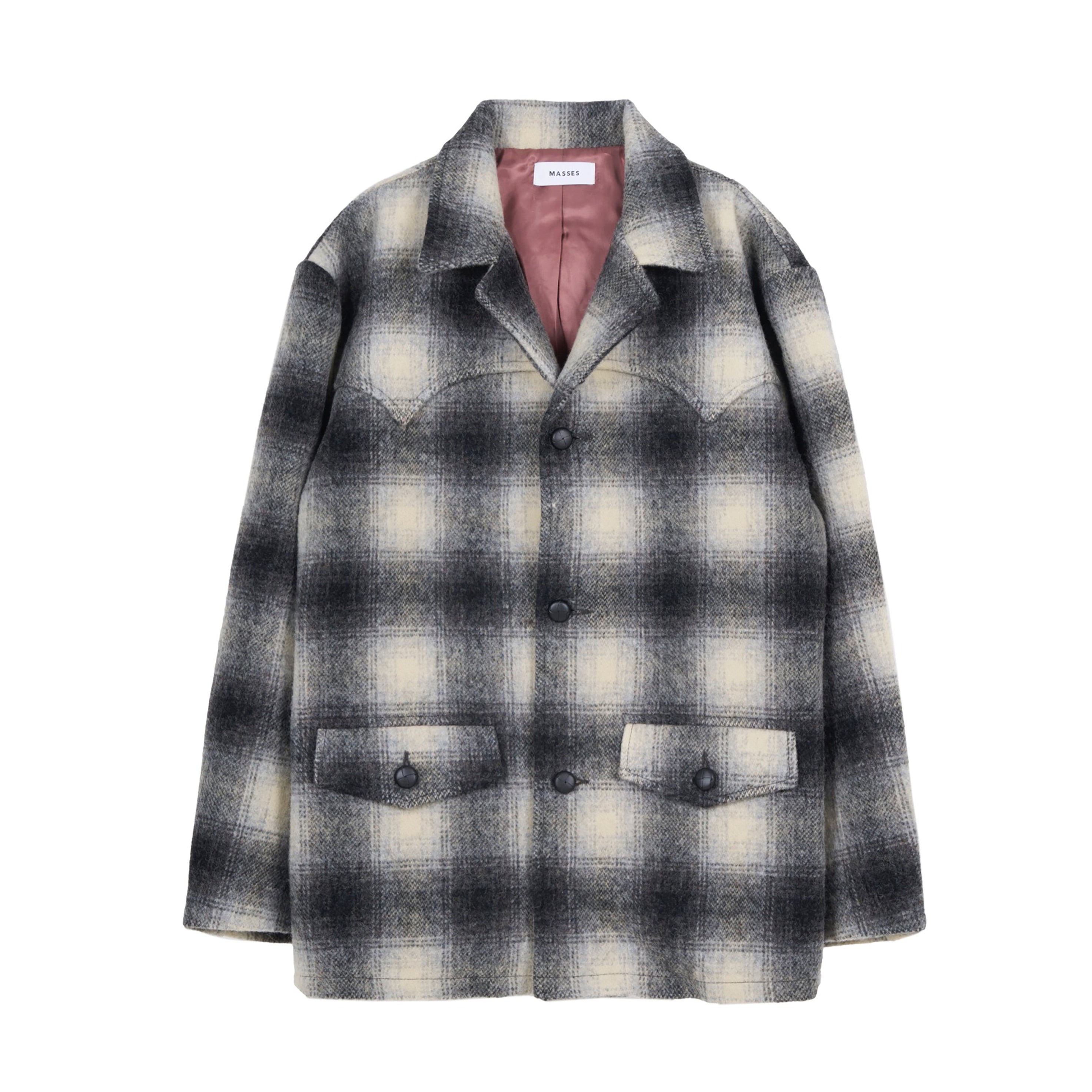 ジャケット・アウター MASSES RAG COAT MASSES]WESTERN COAT/Natural×Black – R&Co.