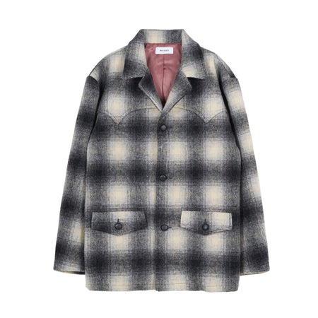 [MASSES]WESTERN COAT/Natural×Black