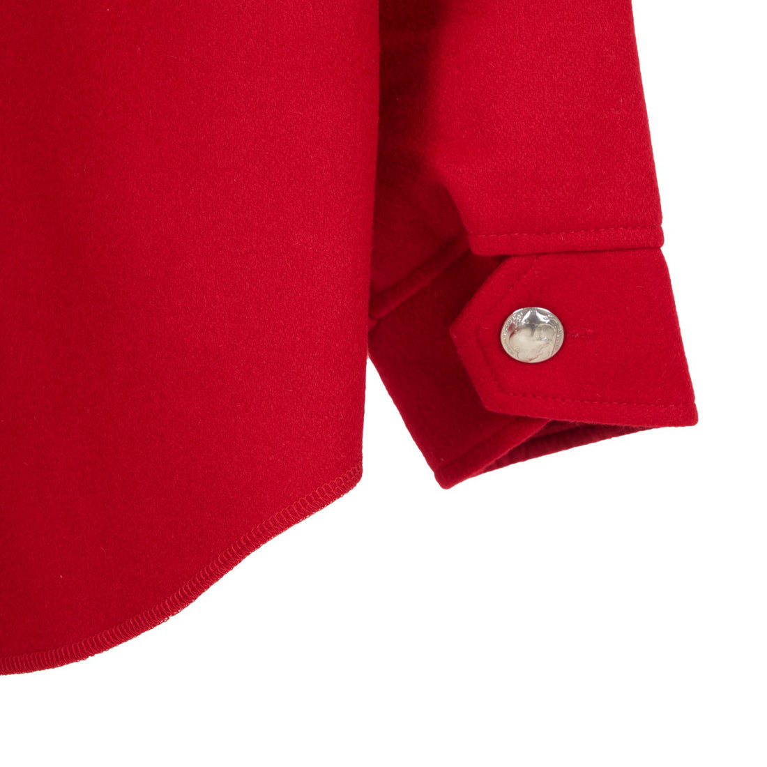 [MASSES]MELTON CPO JKT/RED