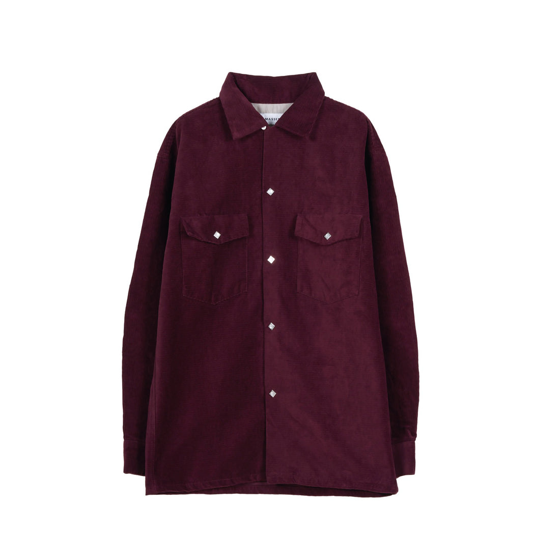 [MASSES]WESTERN CORDUROY SHIRT/Burgundy