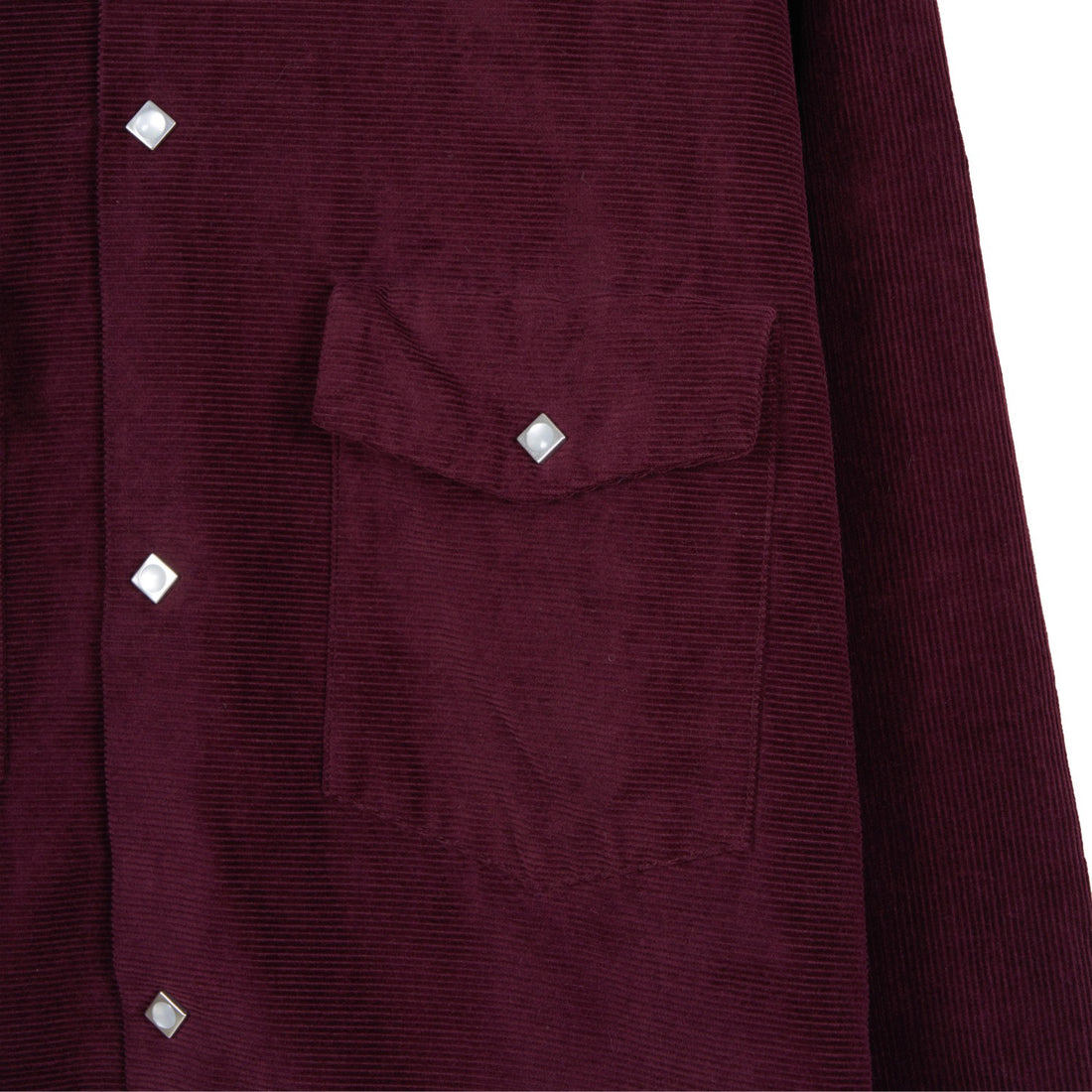 [MASSES]WESTERN CORDUROY SHIRT/Burgundy