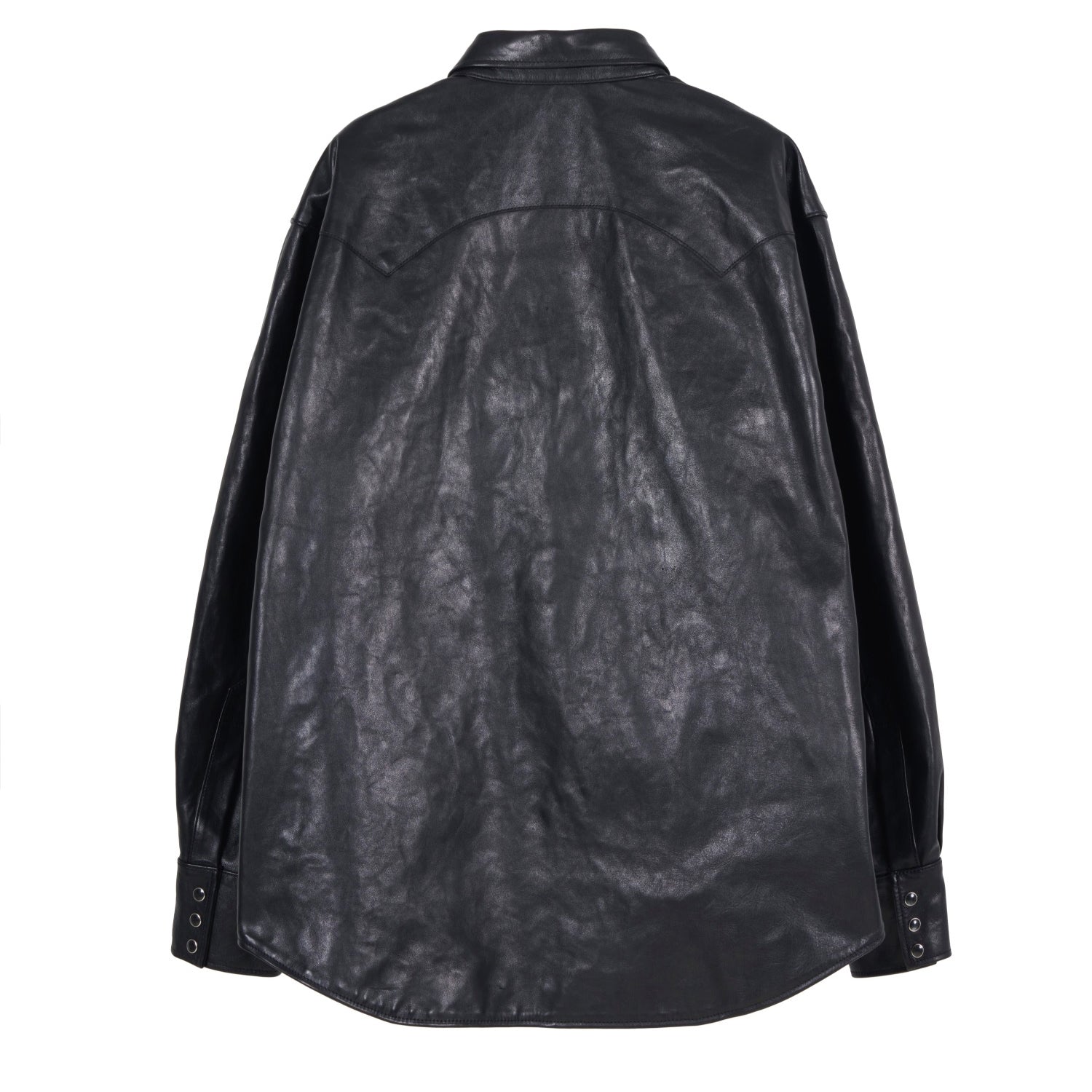 MASSES]HORSE LEATHER SHIRT/BLACK – R&Co.